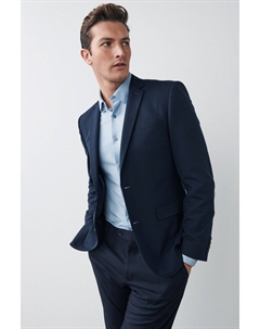 Эластичный пиджак Motion Flex, синий Next