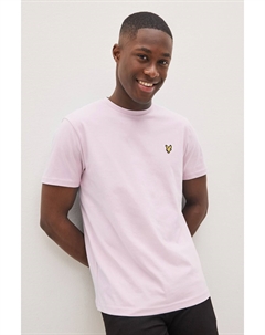Трикотажная футболка с круглым вырезом, розовый Lyle & scott