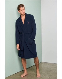 Легкий фактурный халат, синий Next