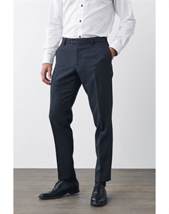 Тканевый костюм приталенного кроя Брюки, синий Next