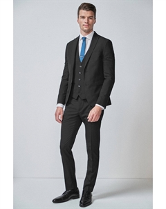 Пиджак застегивается на две пуговицы, черный Next