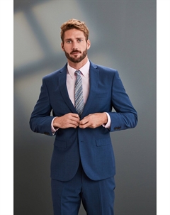 Пиджак Signature Tollegno из шерсти, синий Next