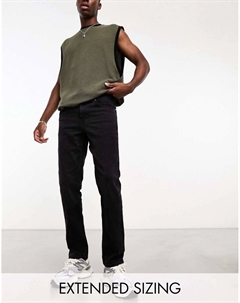 Черные эластичные джинсы DESIGN Asos