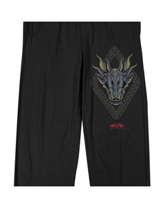 Мужские брюки для сна с логотипом House of Dragon Dragon Head Licensed character