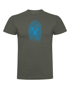 Футболка Fitness Fingerprint, зеленый Kruskis