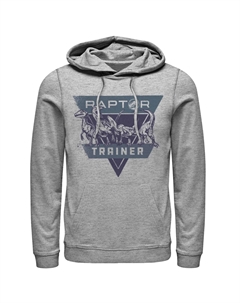 Мужская толстовка-пуловер с капюшоном Jurassic World Fallen Kingdom Raptor Trainer Licensed character