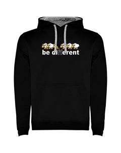 Худи Be Different Train Two-Colour, черный Kruskis