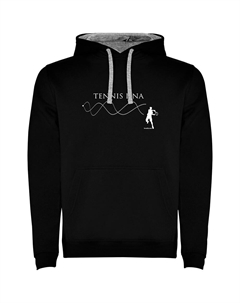 Худи Tennis DNA Two-Colour, черный Kruskis