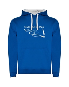 Худи Sailing DNA Two-Colour, синий Kruskis