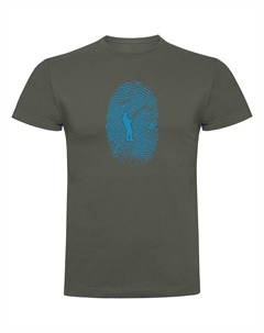 Футболка Angler Fingerprint, зеленый Kruskis