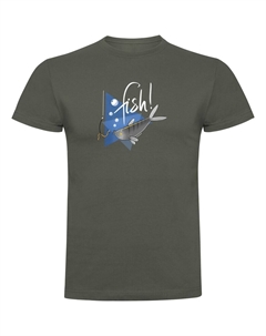 Футболка Fish, зеленый Kruskis