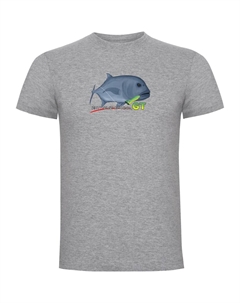 Футболка GT Extreme Fishing, серый Kruskis