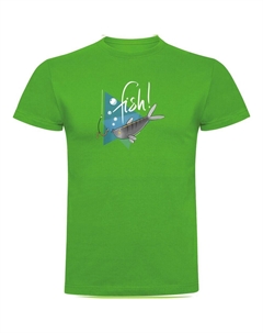 Футболка Fish, зеленый Kruskis
