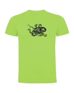 Футболка Psychedelic Octopus, зеленый Kruskis