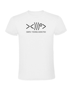 Футболка Simply Fishing Addicted, белый Kruskis