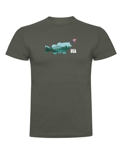 Футболка Made In The USA, зеленый Kruskis