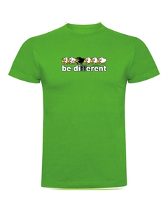 Футболка Be Different Fish, зеленый Kruskis