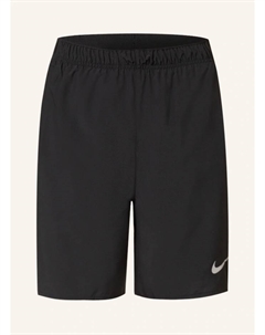 Беговые шорты 2-в-1 dri-fit challenger с сеткой, черный Nike