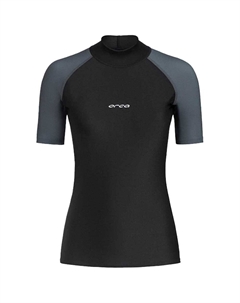 Рашгард Bossa Woman Short Sleeve, черный Orca