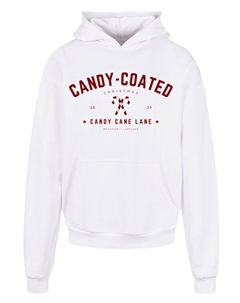 Пуловер Ultra Heavy Hoodie Weihnachten Candy Coated Christmas, белый F4nt4stic