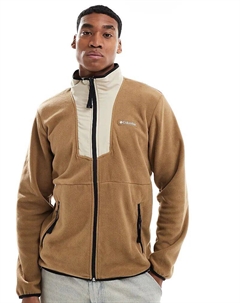 Флисовая кофта Sequoia Grove с застежкой-молнией коричневого цвета Columbia