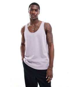 Топ тяжелого веса в сиреневом цвете Asos design