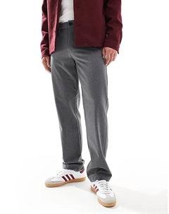 Брюки свободного кроя серого цвета Only & sons