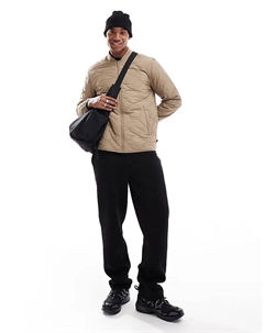 Стеганая куртка в стиле лук бежевого цвета Only & sons