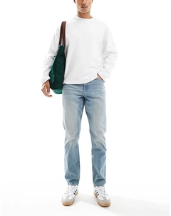 Узкие джинсы с оттенком светло-голубого цвета Asos design