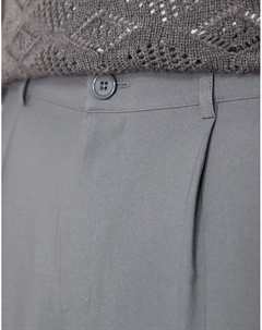 Свободные элегантные брюки серого цвета Asos design