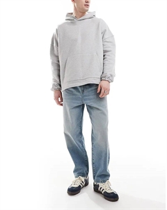 Джинсы-бочки светло-голубого цвета Asos design