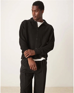 Кардиган свободного кроя черного цвета Asos design