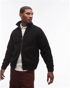 Куртка-бомбер Banley Trigged на молнии черного цвета Carhartt wip