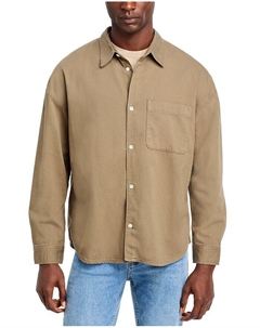 Рубашка из денима свободного кроя, коричневый/бежевый Frame