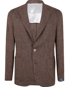 Однобортный пиджак, коричневый Barba