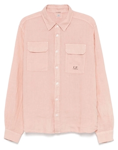 Льняная рубашка, розовый C.p. company