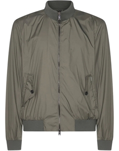 Бомбер с высоким воротником, зеленый Add