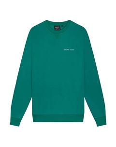 Толстовка Loopback Embroidered, зеленый Lyle & scott
