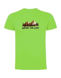Футболка Hiking For Life, зеленый Kruskis