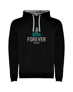 Худи Forever Two-Colour, черный Kruskis