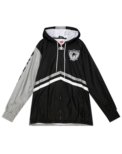 Ветровка NFL OAKLAND RAIDERS UNDENIABLE FULL ZIP WINDBREAKER, цвет Schwarz Mitchell and ness