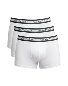Боксеры с логотипом, 3 пары, белый Gant
