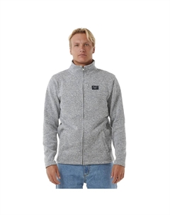 Свитер Crescent full zip, серый Rip curl