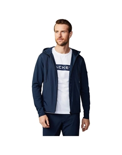 Толстовка HM581270 full zip, синий Hackett