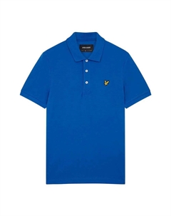 Поло Plain, синий Lyle & scott
