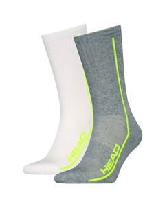 Носки 701229020 crew 2 units, белый/серый Head