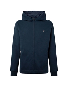 Толстовка Reversible full zip, синий Hackett