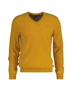 Свитер 8050274 v neck, желтый Gant