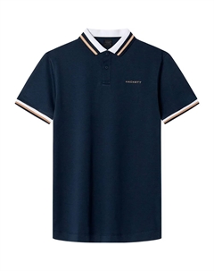 Поло Resort Collar, синий Hackett