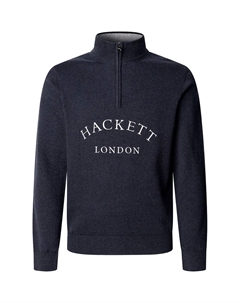 Свитер Heritage Hzip half zip, синий Hackett